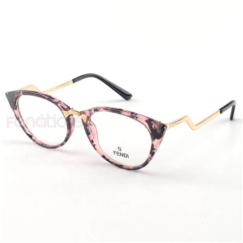 oculos fendi original orchidea preto e rosa